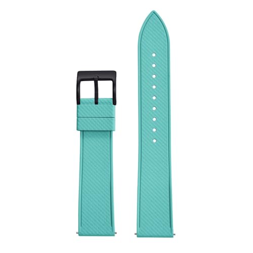 HIEHGN Gummiband 20 mm 22 mm Schnellverschluss-Gummiband Tauchen wasserdichtes weiches Armband, 29, 20 mm von HIEHGN