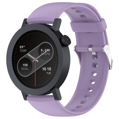HIEHGN für CMF Watch Pro 2 Flüssigsilikonarmband 22 mm Sportuhr-Ersatzarmband, lila, für CMF Watch Pro 2 HIEHGN für CMF Watch Pro 2 Flüssigsilikonarmband 22 mm Sportuhr-Ersatzarmband, lila, für CMF Watch Pro 2 von HIEHGN