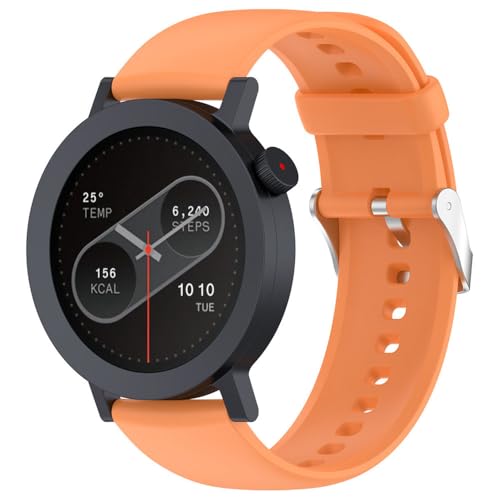 HIEHGN für CMF Watch Pro 2 Flüssigsilikonarmband 22 mm Sportuhr-Ersatzarmband, orange, für CMF Watch Pro 2 von HIEHGN