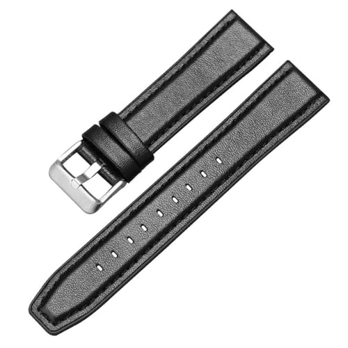 Silikon-Lederarmband mit Schnellverschluss für Huawei Watch GT2/3, wasserdicht, Smart-Armband, Sport-Armband, 18/20/22 mm, 01,22 mm von HIEHGN