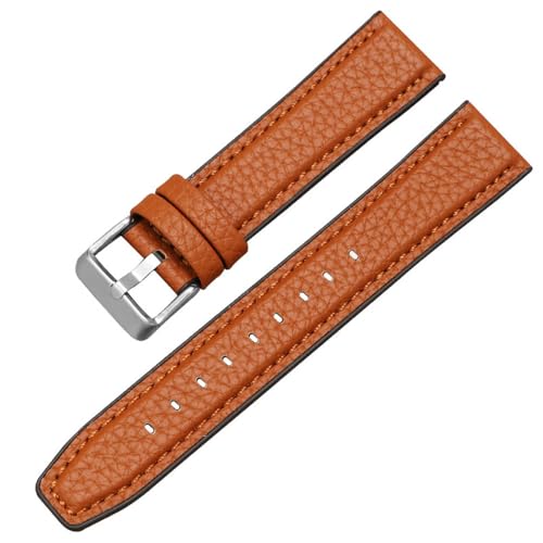 Silikon-Lederarmband mit Schnellverschluss für Huawei Watch GT2/3, wasserdicht, Smart-Armband, Sport-Armband, 18/20/22 mm, 09,20 mm von HIEHGN