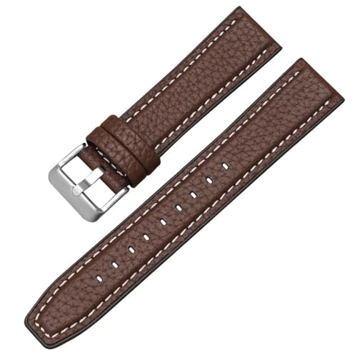 Silikon-Lederarmband mit Schnellverschluss für Huawei Watch GT2/3, wasserdicht, Smart-Armband, Sport-Armband, 18/20/22 mm, 11,20 mm von HIEHGN