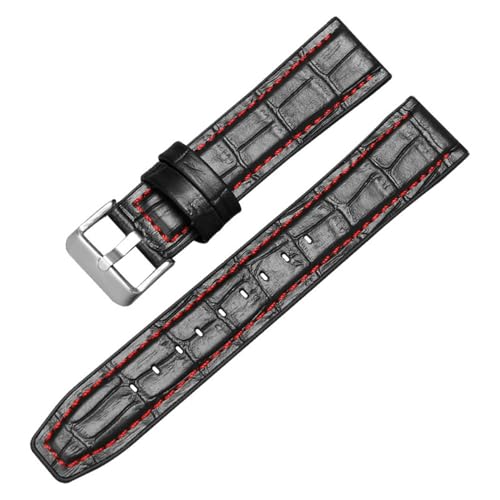 Silikon-Lederarmband mit Schnellverschluss für Huawei Watch GT2/3, wasserdicht, Smart-Armband, Sport-Armband, 18/20/22 mm, 21,22 mm von HIEHGN