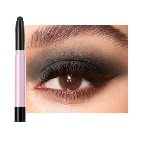 12 Farben Lidschattenstift Wasserdicht Glitzer Matt Nude Lidschatten Make-up Kosmetik Eyeliner Stifte Schatten (Color : 2) von HIFFEY