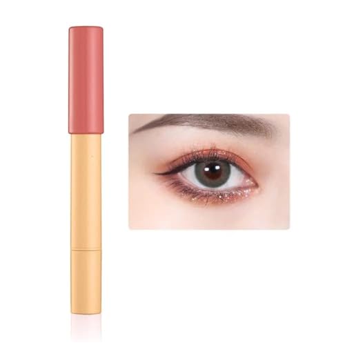 1pc Wasserdicht Hochglanz Perle Augen Make-Up Lidschatten Stick Schatten Dauerhafte Make-Up Schimmer Seidenraupe Glitter Augen Auge Werkzeuge (Color : 03) von HIFFEY