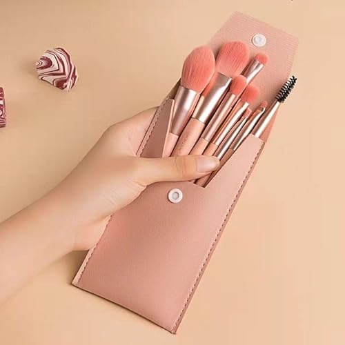 8Pcs Kosmetik Foundation Lidschatten Blending Make-Up Pinsel Weichen, Flauschigen Make-Up Pinsel Beauty-Tools Make-Up Pinsel (Color : 01) von HIFFEY