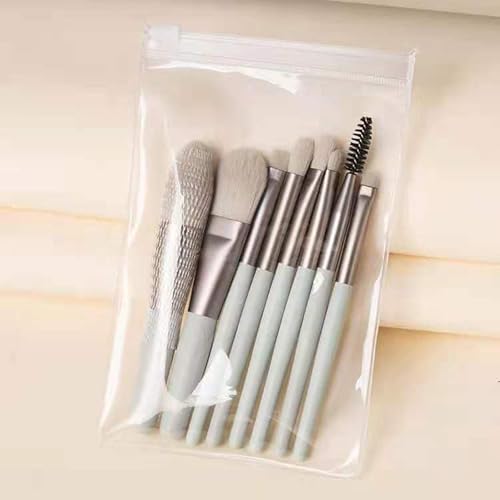 8Pcs Kosmetik Foundation Lidschatten Blending Make-Up Pinsel Weichen, Flauschigen Make-Up Pinsel Beauty-Tools Make-Up Pinsel (Color : 02) von HIFFEY