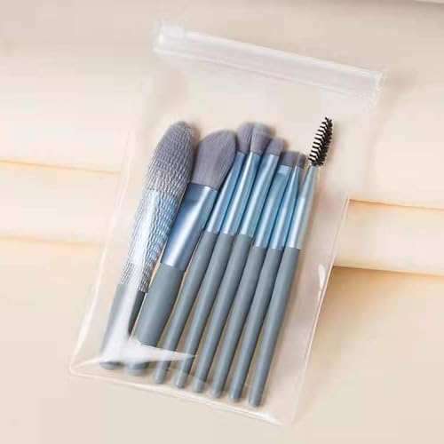 8Pcs Kosmetik Foundation Lidschatten Blending Make-Up Pinsel Weichen, Flauschigen Make-Up Pinsel Beauty-Tools Make-Up Pinsel (Color : 04) von HIFFEY