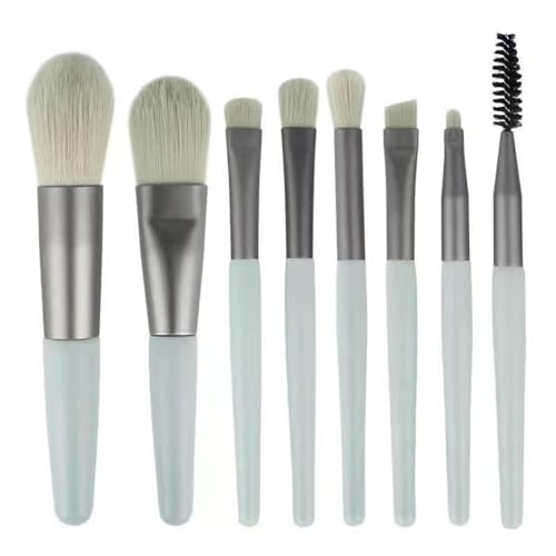 8Pcs Make-Up Pinsel Set Make-Up Concealer Pinsel Erröten Lose Pulver Pinsel Lidschatten Foundation Pinsel Schönheit Werkzeuge (Color : Green) von HIFFEY