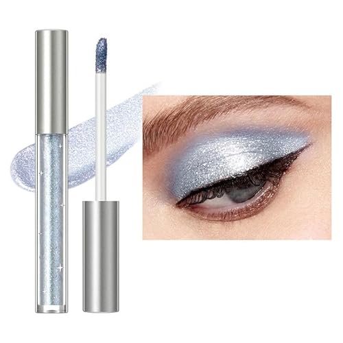 Frauen Perlglanz Gesicht Flüssigkeit Lidschatten Highlighter Shiny Eyeliner Glitter Diamant Lidschatten Wasserdichte Augen Make-Up Schönheit (Color : A3) von HIFFEY