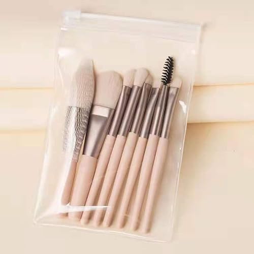 HIFFEY 8Pcs Kosmetik Foundation Lidschatten Blending Make-Up Pinsel Weichen, Flauschigen Make-Up Pinsel Beauty-Tools Make-Up Pinsel (Color : 05) von HIFFEY