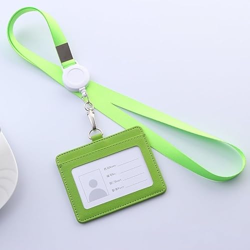 HIFFEY Einziehbares Arbeitskartenetui, Lanyards, Schutzetui, Kartenhülle, Namensschilder, Ausweishalter, Mitarbeiter-Arbeitskartenhalter, Buskartenhalter (Color : Style 13) von HIFFEY