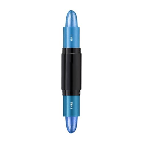 Highlighter-Stift, tragbarer Perlglanz-Glitzer-Lidschattenstift, doppelseitiger Lidschattenstift for Augen-Make-up, Profilstift (Color : D) von HIFFEY
