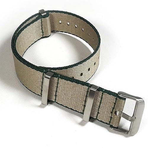 Nylon-Uhrenarmband, 20 mm, 22 mm, mehrfarbig, Ersatz-Uhrenschlaufenbänder, modisch for Herren und Damen (Color : H-08, Size : 20mm) von HIFFEY