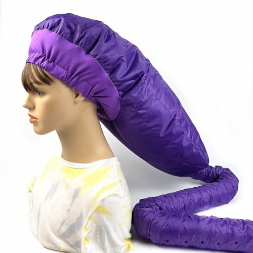 Duschkappe Damen Elastische Duschkappe Wasserdichte Duschkappen Wiederverwendbare Duschkappen für Mädchen Frauen Damen (LLila) von HIFILTURE