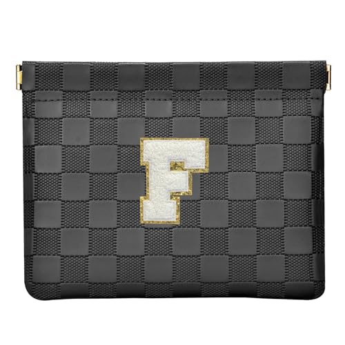 HIGH FIT Kosmetiktasche aus Leder für Geldbörse, Make-up-Tasche, Lippenstift, Kosmetikzubehör, Organizer, Schwarz, F von HIGH FIT