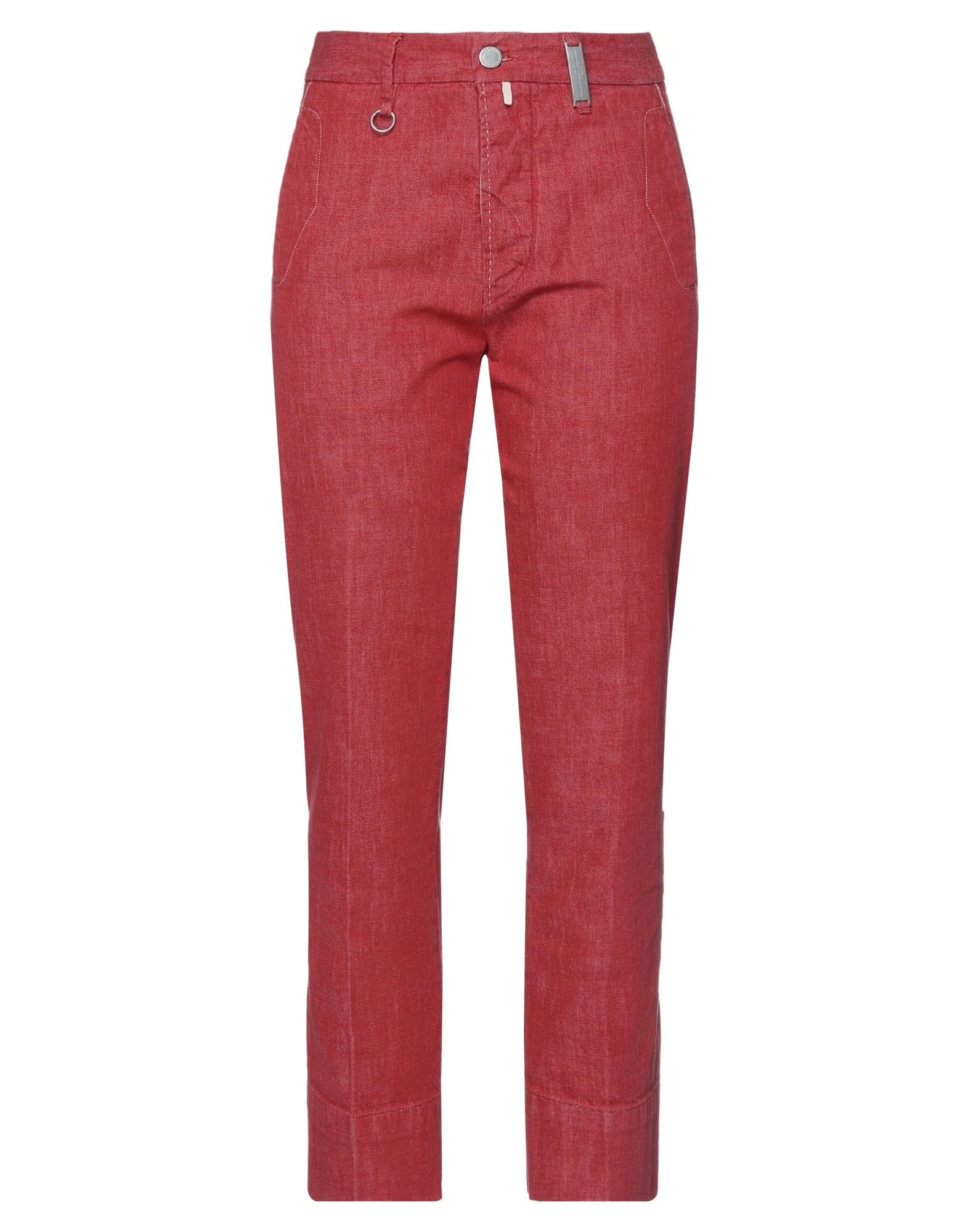 HIGH Jeanshose Damen Rot von HIGH