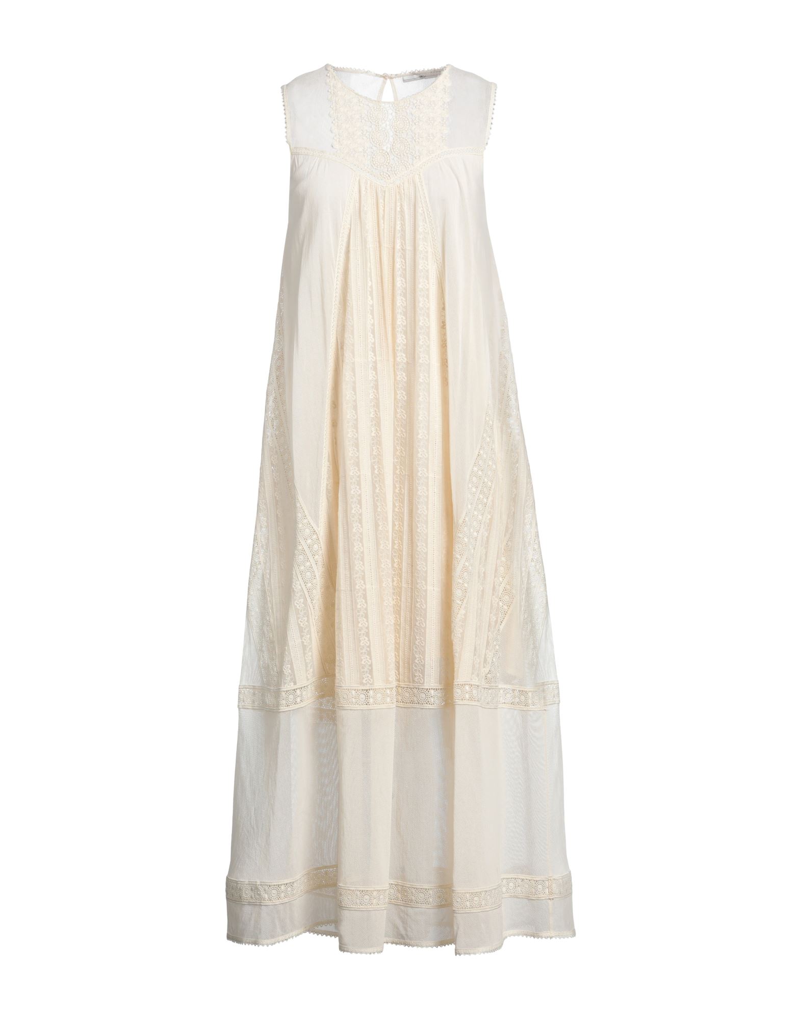 HIGH Midi-kleid Damen Elfenbein HIGH Midi-kleid Damen Elfenbein von HIGH