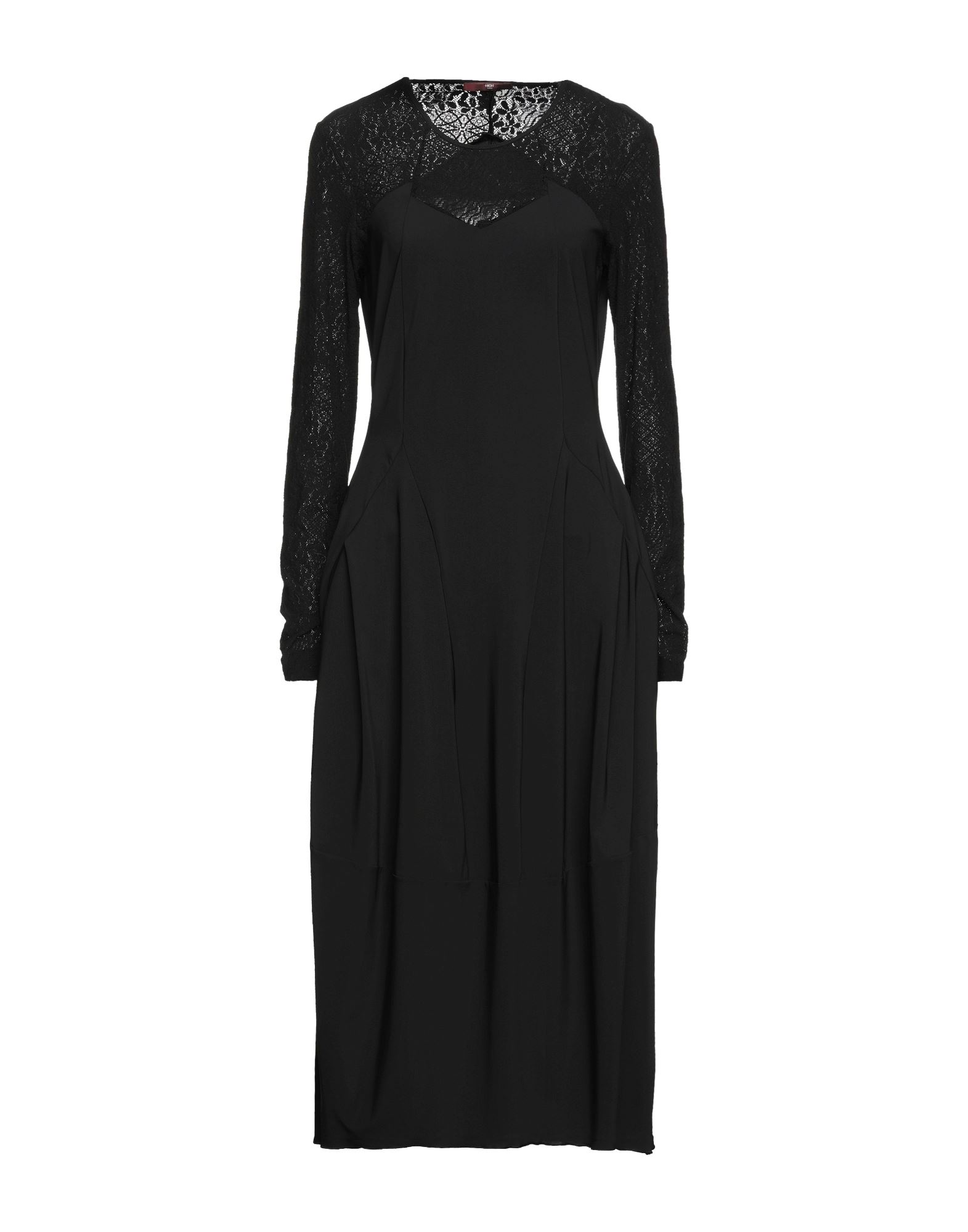 HIGH Midi-kleid Damen Schwarz von HIGH