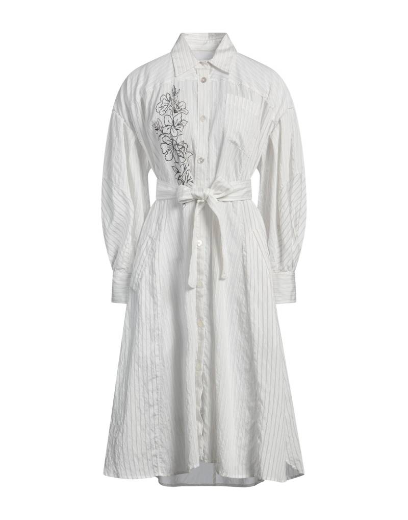 HIGH Midi-kleid Damen Weiß von HIGH