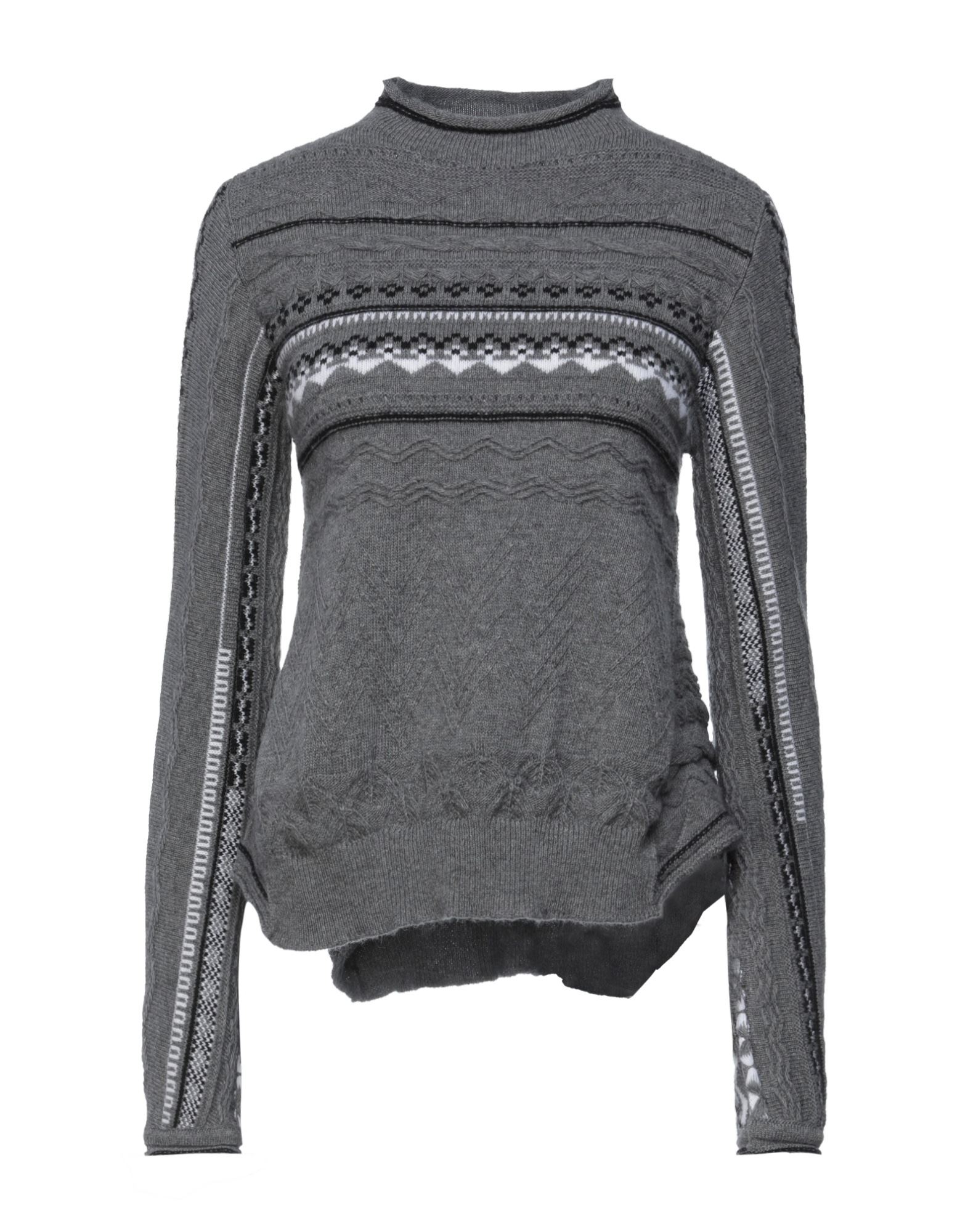 HIGH Rollkragenpullover Damen Grau von HIGH