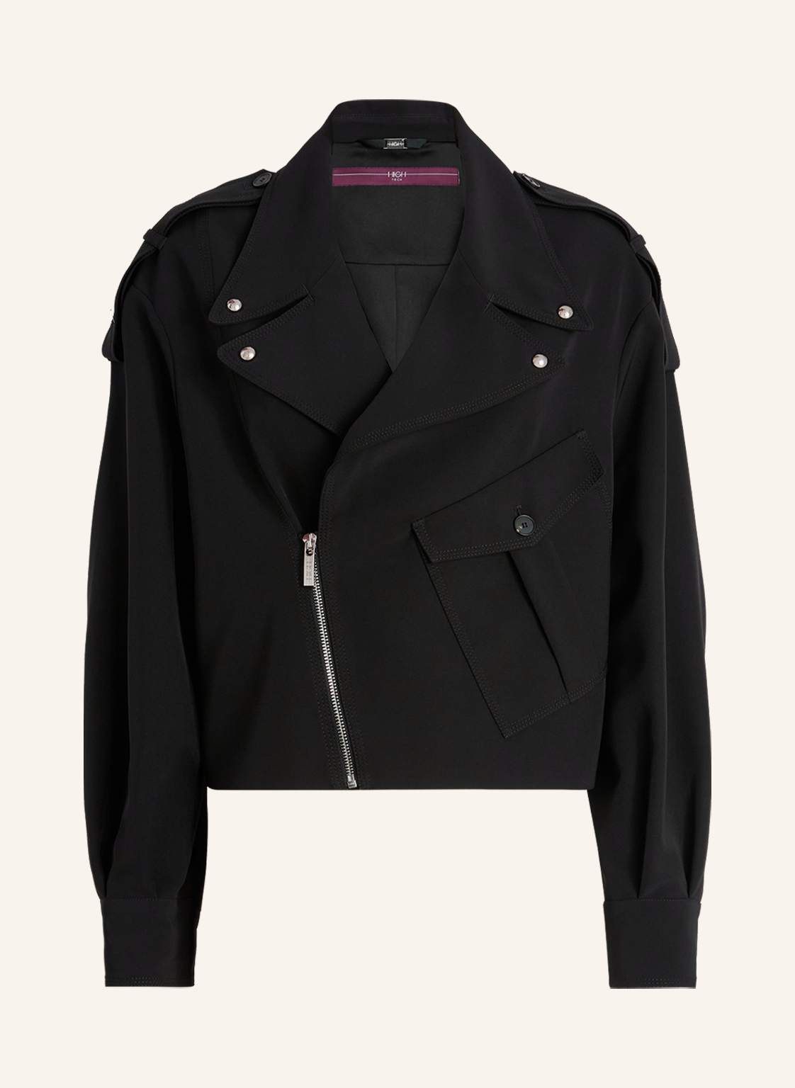 High Bikerjacke Yukata schwarz von HIGH