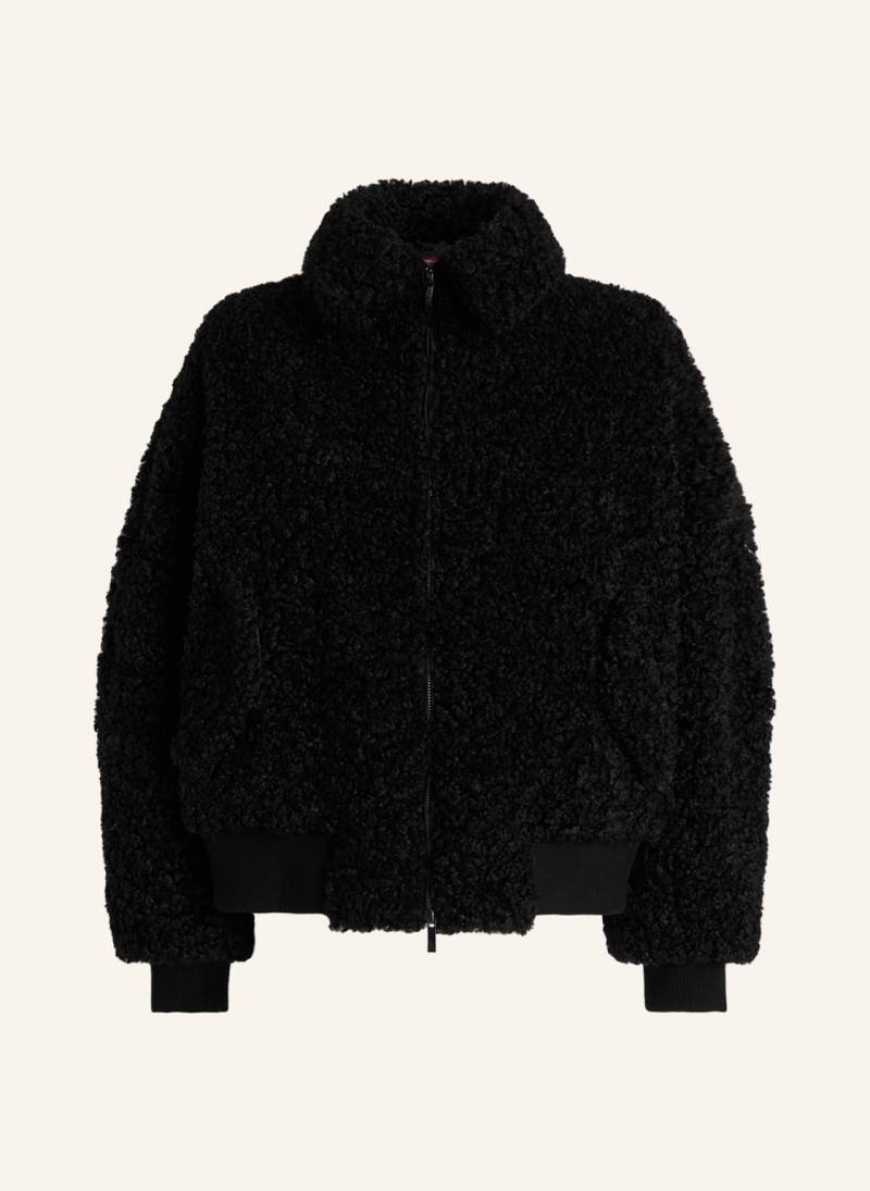 High Bouclé-Jacke Ruler schwarz von HIGH