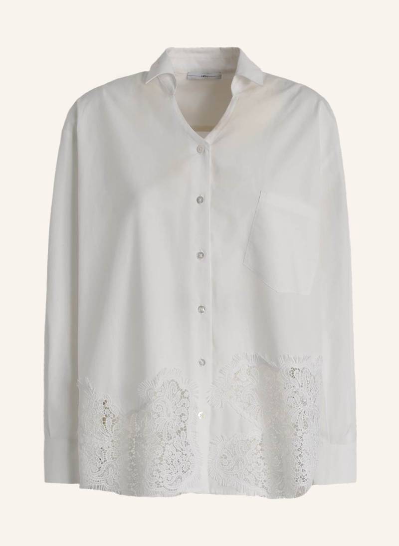 High Hemdbluse Dither Mit Lochspitze weiss von HIGH