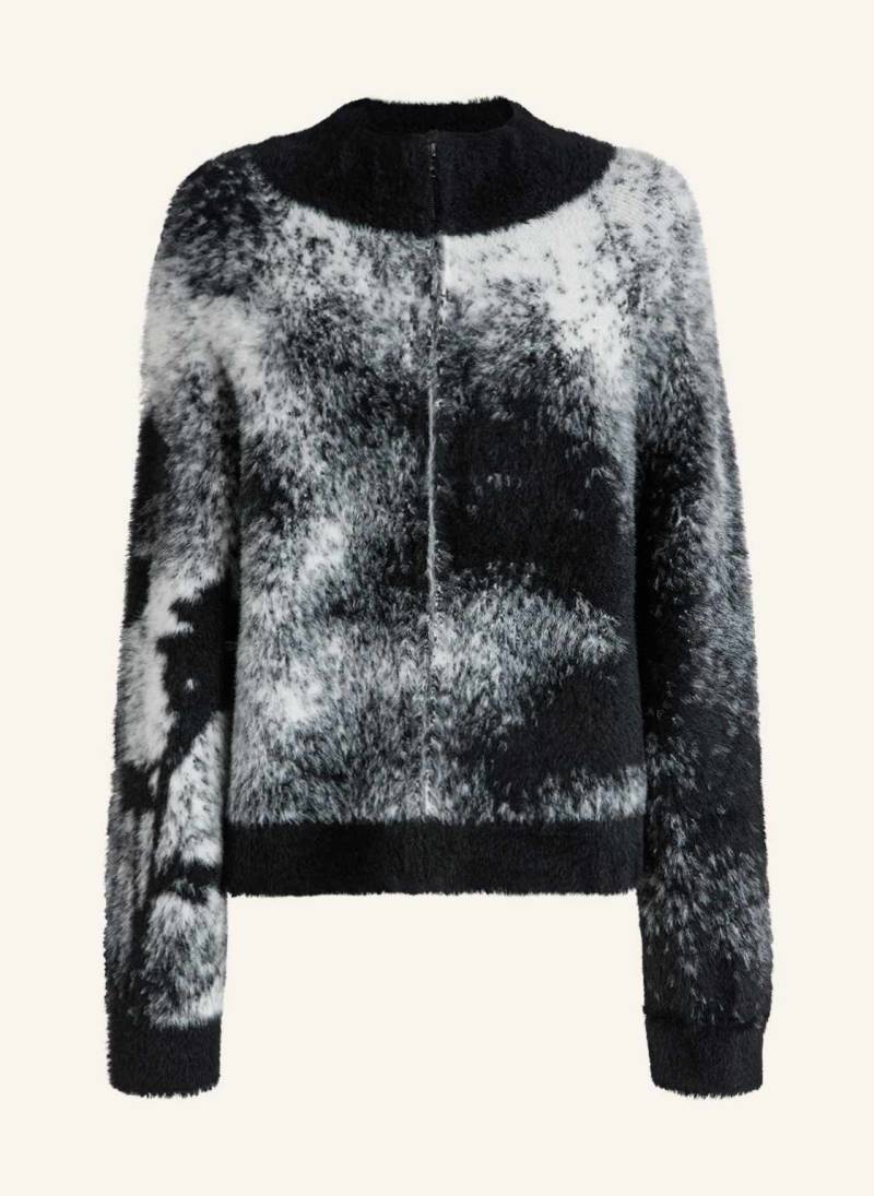 High Jacquard-Strickjacke Summon Up weiss von HIGH