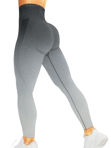 Higorun, nahtlose Leggings für Damen mit Smile-Kontur, hoher Taille – ideal für Fitness, Gym und Yoga, X-Groß Higorun, nahtlose Leggings für Damen mit Smile-Kontur, hoher Taille – ideal für Fitness, Gym und Yoga, X-Groß von HIGORUN