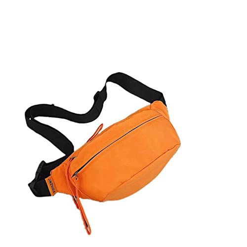 HIHELO Umhängetasche Crossbody-Tasche Herren Hüfttasche Kleine Crossbody-Tasche Damen Einzelne Umhängetasche Hundert mit Brusttasche - Orange von HIHELO