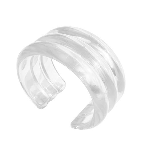 HIIXHC Jelly Resin Manschette Armreif Armbänder für Frauen Breiter Acryl-Armreif Armband Unregelmäßige geometrische Kunststoff-Armbänder Schmuck für Frauen Strand Essentials für Urlaub, 7 inches, Harz HIIXHC Jelly Resin Manschette Armreif Armbänder für Frauen Breiter Acryl-Armreif Armband Unregelmäßige geometrische Kunststoff-Armbänder Schmuck für Frauen Strand Essentials für Urlaub, 7 inches, Harz von HIIXHC