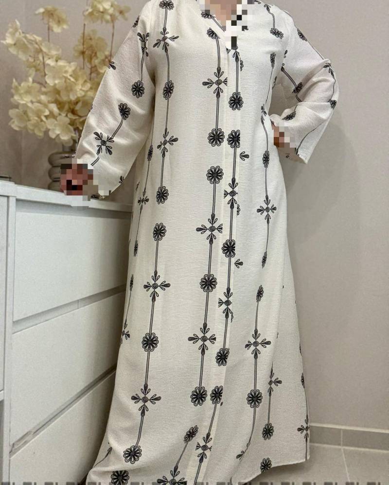 Maxikleid Mit Aufdruck Stick von HIJABANDMORE