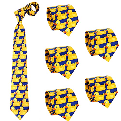 Coeyos Ducky Krawatte Blau und Gelb - Krawatte Ente Original (5-LD) von Coeyos
