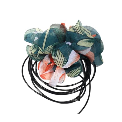 HIJONES Damen Mehrfarbige Blumen Choker Halskette Vintage Eleganz Zarte Halskette Stil 1 von HIJONES