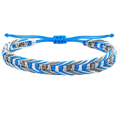 HIJONES Frauen Herren Regenbogen Geflochtenes Armband Leichtes stapelbares Armband Kette Schmuck Stil 1 von HIJONES