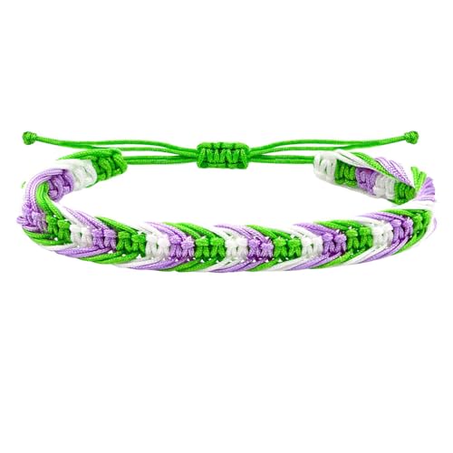 HIJONES Frauen Herren Regenbogen Geflochtenes Armband Leichtes stapelbares Armband Kette Schmuck Stil 4 HIJONES Frauen Herren Regenbogen Geflochtenes Armband Leichtes stapelbares Armband Kette Schmuck Stil 4 von HIJONES