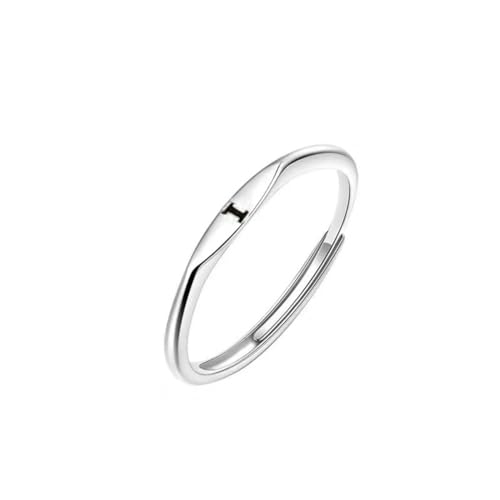 HIJONES Für Frauen Einfacher Stapelbarer Ring Mit Initialen aus Rostfreier Stahl Zierliche Dünne Alphabet Ringe Schmuck Geschenke I Einstellbar von HIJONES