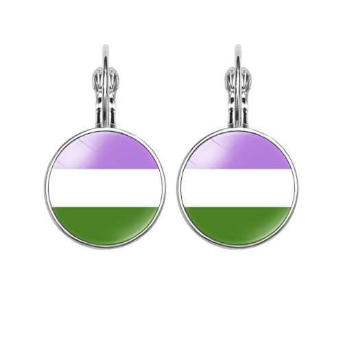 HIJONES LGBT Pride Ohrringe für Frauen Männer Regenbogen Leverback Ohrringe Schwul Lesbisch Transgender Nichtbinär Pansexuell Bisexuelle Schmuck Genderqueer HIJONES LGBT Pride Ohrringe für Frauen Männer Regenbogen Leverback Ohrringe Schwul Lesbisch Transgender Nichtbinär Pansexuell Bisexuelle Schmuck Genderqueer von HIJONES