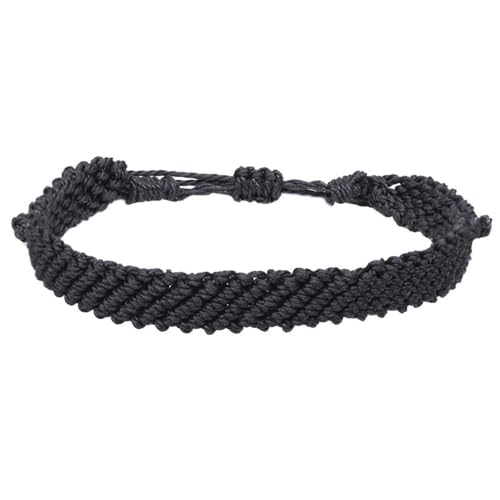 HIJONES Mehrfarbiges Geflochtenes Armband für Frauen Männer Handgemachtes Stricken Verstellbares Leichtes Stapelbares Armband Kettenschmuck Stil 11 von HIJONES