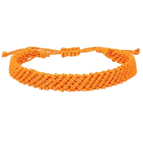 HIJONES Mehrfarbiges Geflochtenes Armband für Frauen Männer Handgemachtes Stricken Verstellbares Leichtes Stapelbares Armband Kettenschmuck Stil 3 von HIJONES