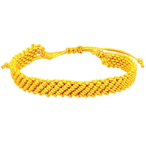 HIJONES Mehrfarbiges Geflochtenes Armband für Frauen Männer Handgemachtes Stricken Verstellbares Leichtes Stapelbares Armband Kettenschmuck Stil 8 von HIJONES