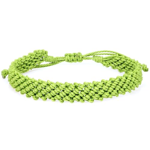 HIJONES Mehrfarbiges Geflochtenes Armband für Frauen Männer Handgemachtes Stricken Verstellbares Leichtes Stapelbares Armband Kettenschmuck Stil 9 HIJONES Mehrfarbiges Geflochtenes Armband für Frauen Männer Handgemachtes Stricken Verstellbares Leichtes Stapelbares Armband Kettenschmuck Stil 9 von HIJONES
