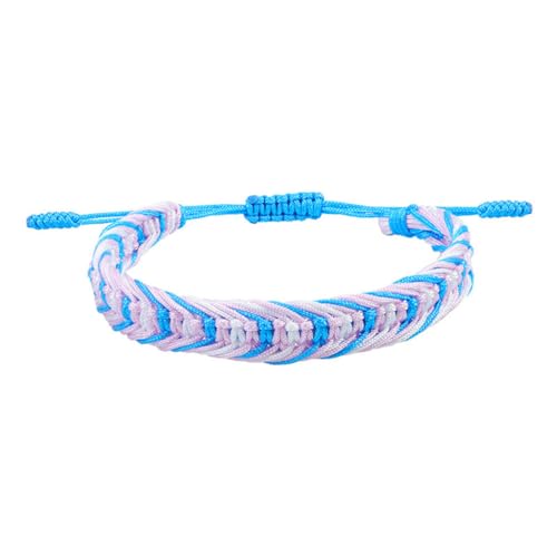 HIJONES Unisex Rainbow LGBT Pride Geflochtenes Armband Handgefertigt Geflochtene LGBTQ Pride Armbänder Geflochtenes Handgelenkband Schmuck Stil 11 von HIJONES