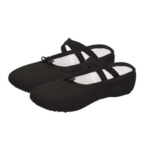 1 Paar Mädchen Ballettschuhe Canvas weiche Sohle Ballerina Ballett Tanzschuhe Kinder Praxis Ballerina Schuhe Frau Tanzschuhe, Schwarz , 38 EU 1 Paar Mädchen Ballettschuhe Canvas weiche Sohle Ballerina Ballett Tanzschuhe Kinder Praxis Ballerina Schuhe Frau Tanzschuhe, Schwarz , 38 EU von HIKOO DAILY