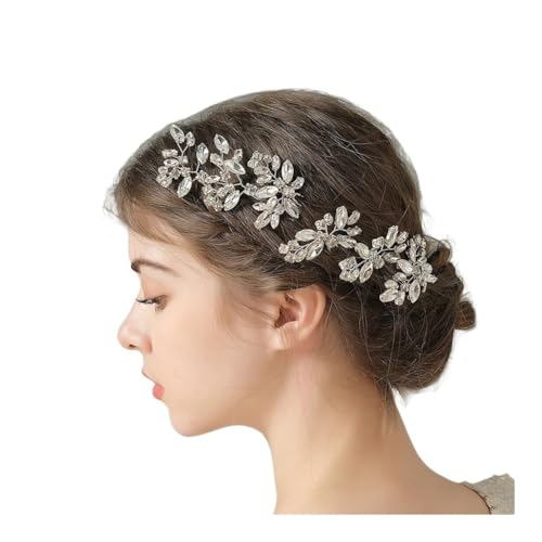 Klassische Kristall-Blumen-Haarnadel, Premium-Prinzessinnenschmuck, Haar-Accessoires, alltägliche Haarspangen für Frauen als Geschenk (HS-J6313RG) von HIKOO DAILY