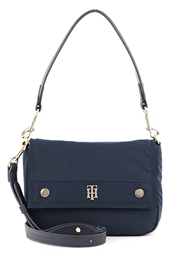 Tommy Hilfiger Damen Umhängetasche My Tommy Shoulder Bag Klein, Blau (Acc Desert Sky), Einheitsgröße von Tommy Hilfiger