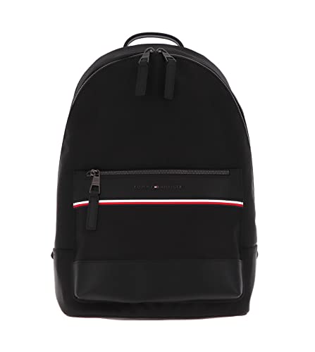 Tommy Hilfiger Herren Rucksack 1985 Backpack Handgepäck, Schwarz (Black), Einheitsgröße von Tommy Hilfiger