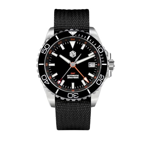 HILLEO San Martin SN0136 Emaille Zifferblatt NH34 Edelstahl Taucher GMT Uhr Automatische Mechanische Saphir Luxus Herrenuhren, V 3, Classic HILLEO San Martin SN0136 Emaille Zifferblatt NH34 Edelstahl Taucher GMT Uhr Automatische Mechanische Saphir Luxus Herrenuhren, V 3, Classic von HILLEO