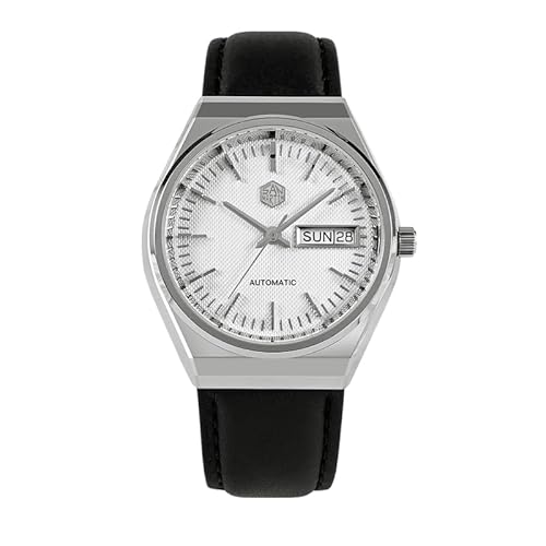 San Martin 37mm Luxus Mode Männer Kleid Uhren Möwe ST2100 Automatische Mechanische Sport Business Uhr, V 2, Retro von HILLEO